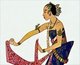 Indonesia: Javanese classical dancer (c.1925) by Tyra Kleen (1874-1951)